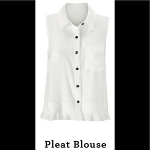 Cabi Pleat Blouse NWT XL